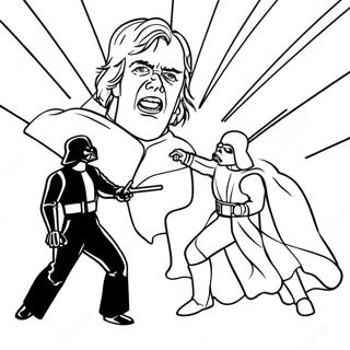 Luke Skywalker Vs Darth Vader Eepos Taistelu Varittamissivu 62467-51742