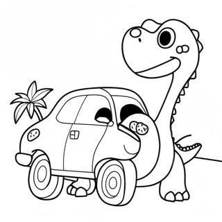 Dinosauruksen Auto Varityssivu 63319-52419