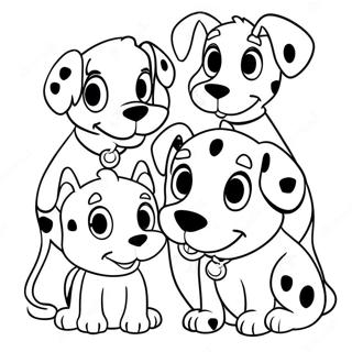 Suloiset 101 Dalmatialaista Pentua Varittamissivu 63390-52463