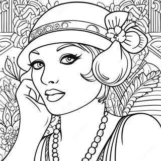 Roaring 20s Flapper Tytto Varityssivu 63709-52711