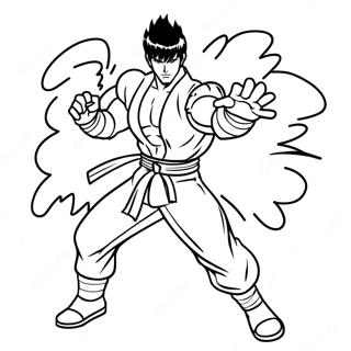 Jin Kazama Taisteluasennossa Varityskuva 64190-53090