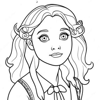 Harry Potter Luna Lovegood Värityskuvat