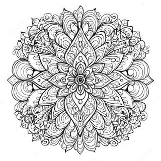 Fraktaali Mandala Varityssivu 64860-53607