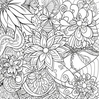 Joulu Zentangle Mallit Värityskuvat