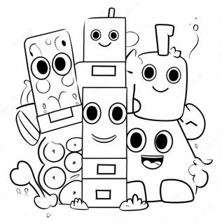 Varikkaat Numberblocks 11 Ystavien Kanssa Varityssivu 66992-55299