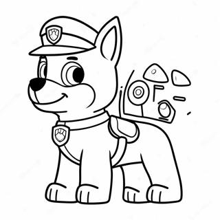 Paw Patrol Rex Värityskuvat