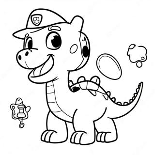 Paw Patrol Rex Värityskuvat