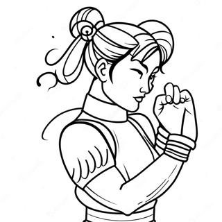 Chun Li Värityskuvat