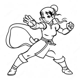 Chun Li Taisteluasennossa Varityskuva 67102-55375