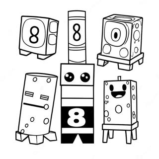 Numberblocks 8 Varityssivu 67162-55420