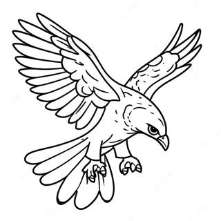 Majesteettinen Falcon Lennossa Varityskuva 67233-55486