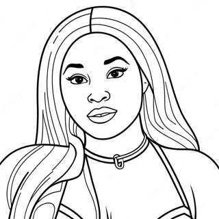 Megan Thee Stallion Värityskuvat