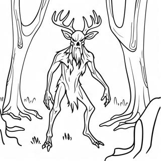 Kauhujentayteinen Wendigo Metsassa Varittamissivu 68163-56229