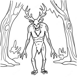 Kauhujentayteinen Wendigo Metsassa Varittamissivu 68163-56232