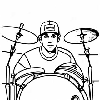 Travis Barker Soittaa Rumpuja Varittamissivu 68183-56240