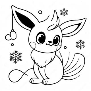 Eevee Lumihiutaleiden Kanssa Varityssivu 68964-56849