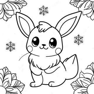 Eevee Lumihiutaleiden Kanssa Varityssivu 68964-56850