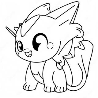 Legendaarinen Chibi Pokemon Varittamissivu 69383-57178