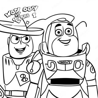 Woody Ja Buzz Lightyear Seikkailu Varityskuva 6945-5647