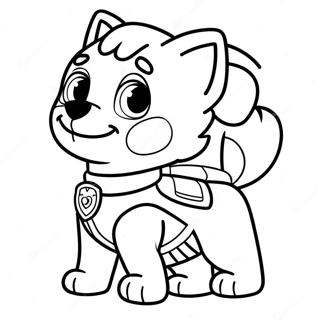 Skye Paw Patrol Värityskuvat