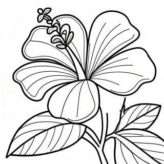 Hibiskus Kukka Varityssivu 7044-5732