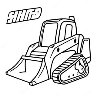 Skid Steer Raskas Kone Varityssivu 7104-5780