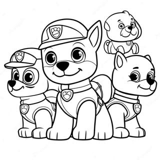 Paw Patrol Moto Pups Varittamissivu 72884-60176