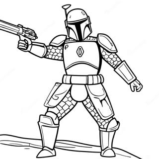 Jango Fett Taistelupanssarissa Varittamissivu 73225-60451