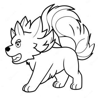 Arcanine Värityskuvat