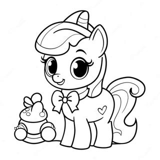 Sweetie Belle Suloisten Lisavarusteiden Kanssa Varittamissivu 74476-61443