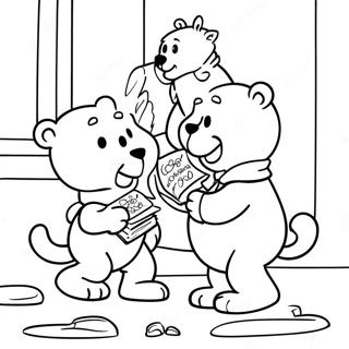 Berenstain-Karhut Värityskuvat