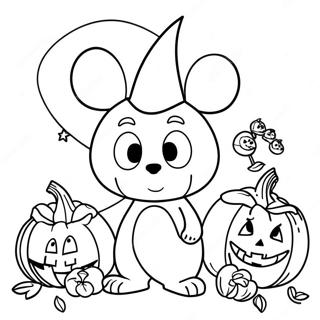 Suuri Disney Halloween Varityssivu 8134-6604