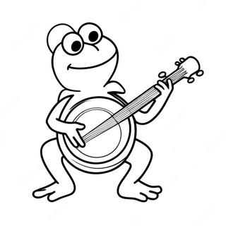 Kermit Sammakko Soittamassa Banjoa Varityssivu 8276-6711