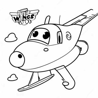 Super Wings Lentoseikkailu Varityssivu 9557-7799