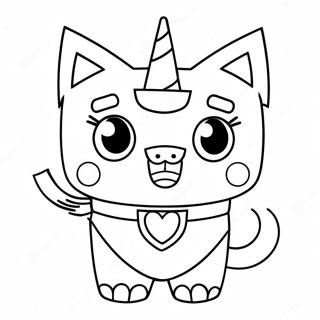 Unikitty Värityskuvat